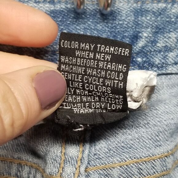 Madison & Max Petites Wmns Sz 10P Cropped Denim Jean Cottagecore Boho Floral - Picture 4 of 9